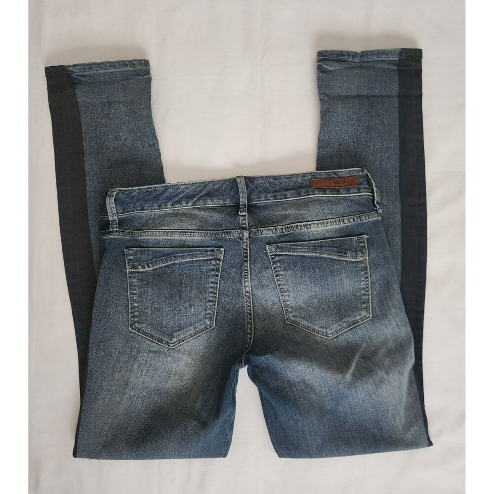 Express Jeans Women's STELA Low-Rise Cropped Skinny Jeans Size 8 - Picture 5 of 12